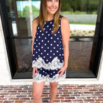 The Dottie Set - Midnight Navy-510 Mini-ENTRO-July & June Women's Fashion Boutique Located in San Antonio, Texas
