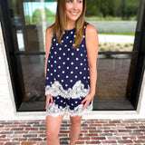 The Dottie Set - Midnight Navy-510 Mini-ENTRO-July & June Women's Fashion Boutique Located in San Antonio, Texas
