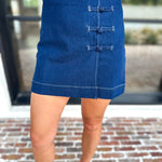 Kendall Denim Mini Skirt-410 Shorts/Skirts-TCEC-July & June Women's Fashion Boutique Located in San Antonio, Texas