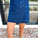 Kendall Denim Mini Skirt-410 Shorts/Skirts-TCEC-July & June Women's Fashion Boutique Located in San Antonio, Texas
