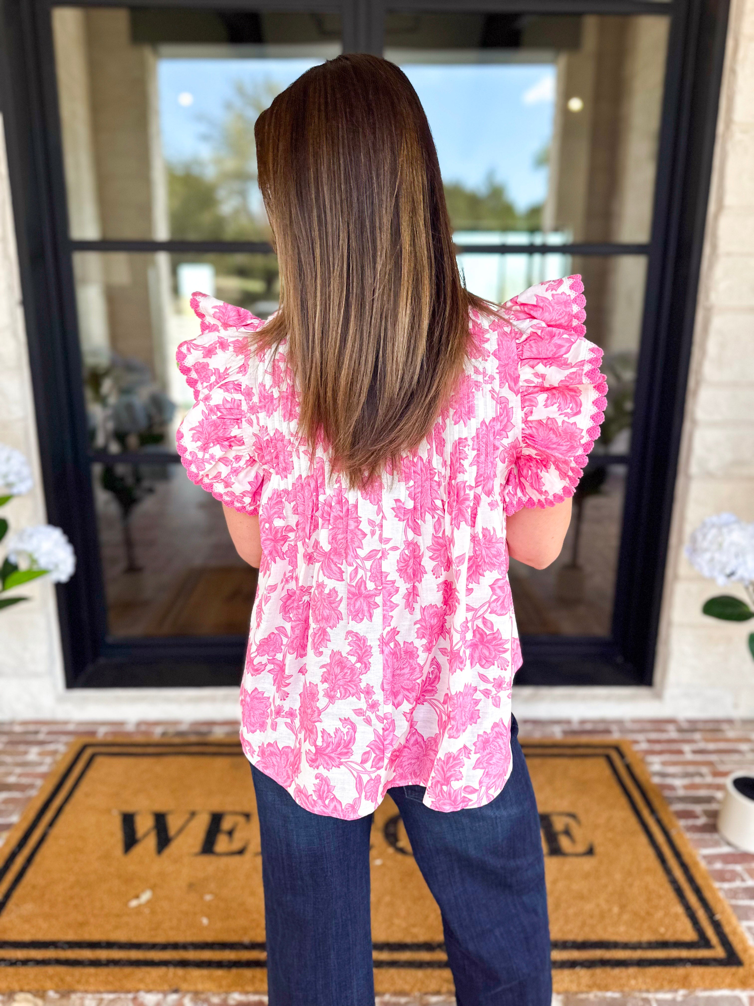 The Audrey Blouse-200 Fashion Blouses-STRUT & BOLT-July & June Women's Fashion Boutique Located in San Antonio, Texas