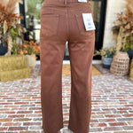 Classic Wide Leg Jeans - Vintage Brown-420 Denim-MICA-July & June Women's Fashion Boutique Located in San Antonio, Texas