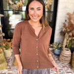 The Forever Favorite Cardigan - Brown-230 Sweaters/Cardis-SKIES ARE BLUE-July & June Women's Fashion Boutique Located in San Antonio, Texas