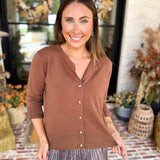 The Forever Favorite Cardigan - Brown-230 Sweaters/Cardis-SKIES ARE BLUE-July & June Women's Fashion Boutique Located in San Antonio, Texas