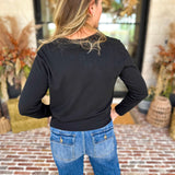 The Forever Favorite Cardigan - Black-230 Sweaters/Cardis-SKIES ARE BLUE-July & June Women's Fashion Boutique Located in San Antonio, Texas
