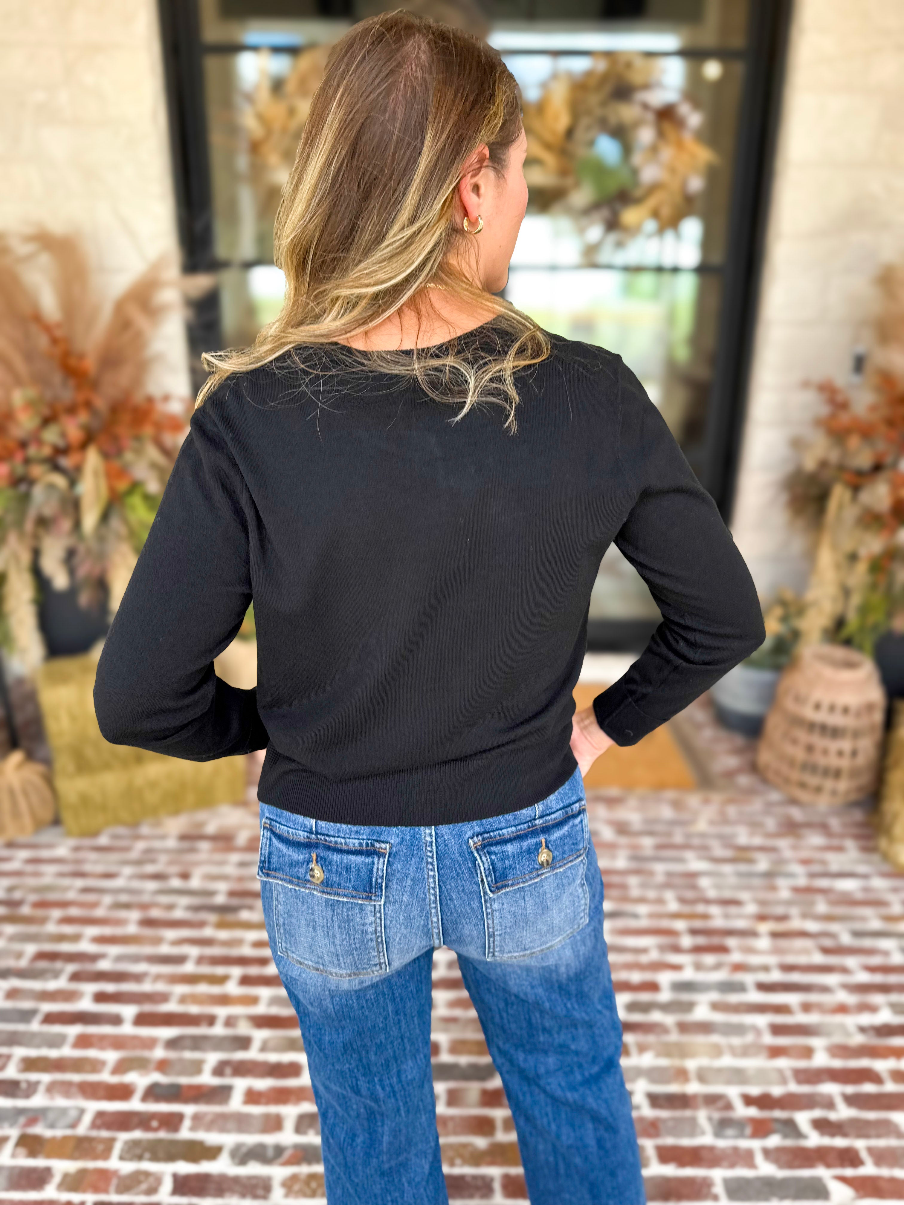The Forever Favorite Cardigan - Black-230 Sweaters/Cardis-SKIES ARE BLUE-July & June Women's Fashion Boutique Located in San Antonio, Texas