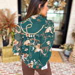 Evergreen Charm Blouse-200 Fashion Blouses-FATE-July & June Women's Fashion Boutique Located in San Antonio, Texas