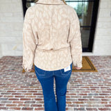 Organic Florals Cinch Blouse-200 Fashion Blouses-ALLIE ROSE-July & June Women's Fashion Boutique Located in San Antonio, Texas