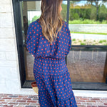 Darling in Dots Set - Navy & Rust-500 Midi-ENTRO-July & June Women's Fashion Boutique Located in San Antonio, Texas