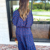 Darling in Dots Set - Navy & Rust-500 Midi-ENTRO-July & June Women's Fashion Boutique Located in San Antonio, Texas