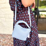 On Trend Woven Crossbody Bag - Blue-130 ACCESSORIES-Moda Luxe-July & June Women's Fashion Boutique Located in San Antonio, Texas