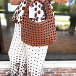 Richelle Hobo Purse - Chocolate-130 ACCESSORIES-Moda Luxe-July & June Women's Fashion Boutique Located in San Antonio, Texas