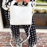 On Trend Woven Crossbody Bag - White-130 ACCESSORIES-Moda Luxe-July & June Women's Fashion Boutique Located in San Antonio, Texas