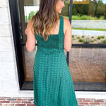 The Social Hour Midi Dress - Hunter Green-500 Midi-ENTRO-July & June Women's Fashion Boutique Located in San Antonio, Texas