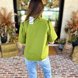 The Brunch Blouse - Avocado-200 Fashion Blouses-ENTRO-July & June Women's Fashion Boutique Located in San Antonio, Texas