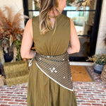 Euro Chic Bubble Midi Dress-500 Midi-ENTRO-July & June Women's Fashion Boutique Located in San Antonio, Texas