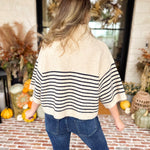 Cozy Weekend Sweater Top - Cream-230 Sweaters/Cardis-ENTRO-July & June Women's Fashion Boutique Located in San Antonio, Texas