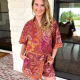 The Retreat Skort Set - Terra Cotta-510 Mini-ENTRO-July & June Women's Fashion Boutique Located in San Antonio, Texas