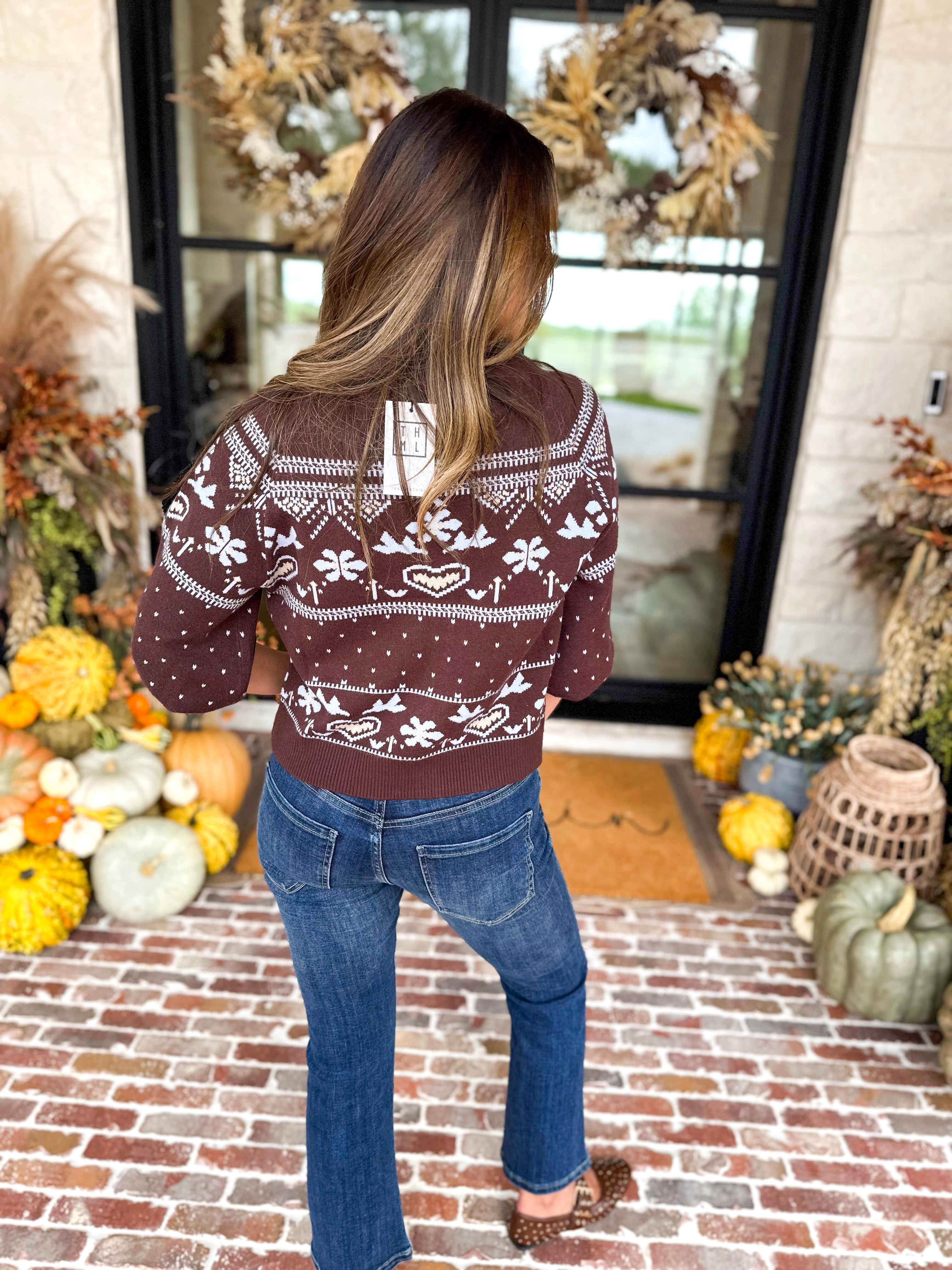 THML - Slight Chill Button Sweater-230 Sweaters/Cardis-THML-July & June Women's Fashion Boutique Located in San Antonio, Texas