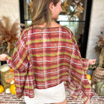 The Trendsetter Sheer Blouse-200 Fashion Blouses-TCEC-July & June Women's Fashion Boutique Located in San Antonio, Texas