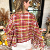 The Trendsetter Sheer Blouse-200 Fashion Blouses-TCEC-July & June Women's Fashion Boutique Located in San Antonio, Texas