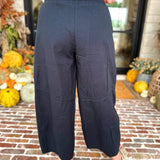 Cotton Barrel Utility Pant - Midnight-400 Pants-MONO B-July & June Women's Fashion Boutique Located in San Antonio, Texas