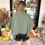 Wren Utility Jacket - Deep Olive-600 Outerwear-ENTRO-July & June Women's Fashion Boutique Located in San Antonio, Texas