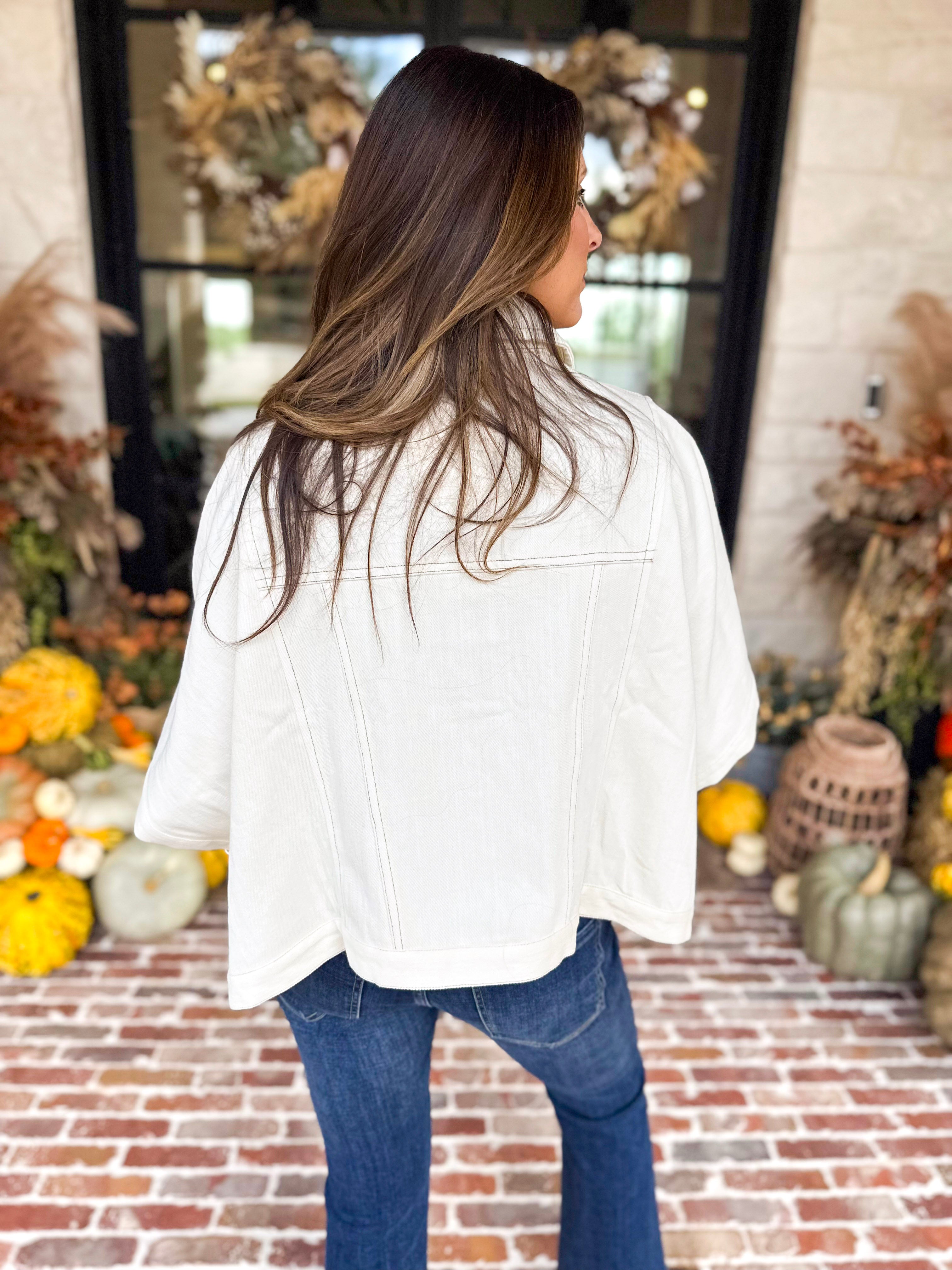 Wren Utility Jacket - Ecru-600 Outerwear-ENTRO-July & June Women's Fashion Boutique Located in San Antonio, Texas