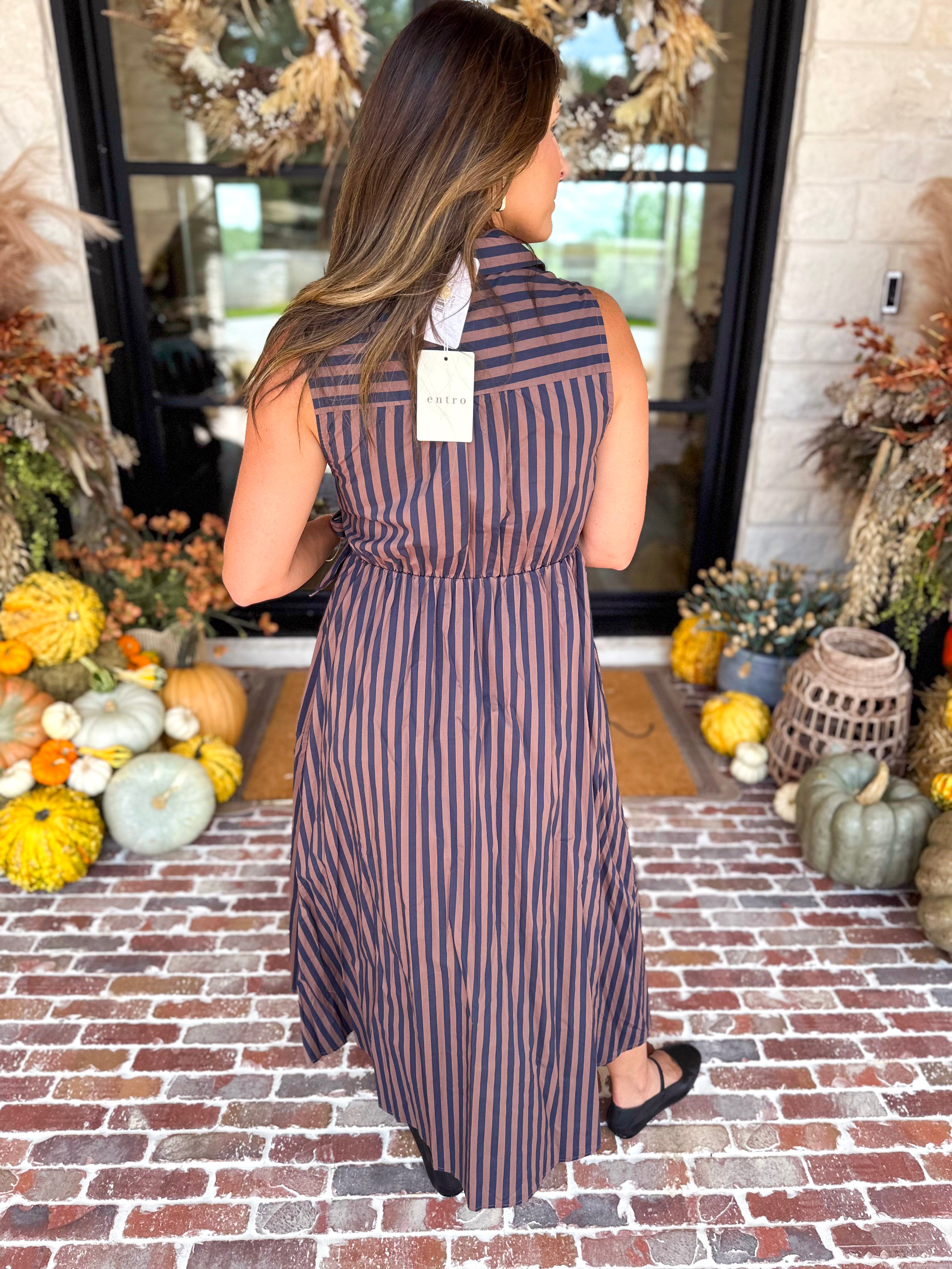 Brunch In The Fall Midi Dress-500 Midi-ENTRO-July & June Women's Fashion Boutique Located in San Antonio, Texas