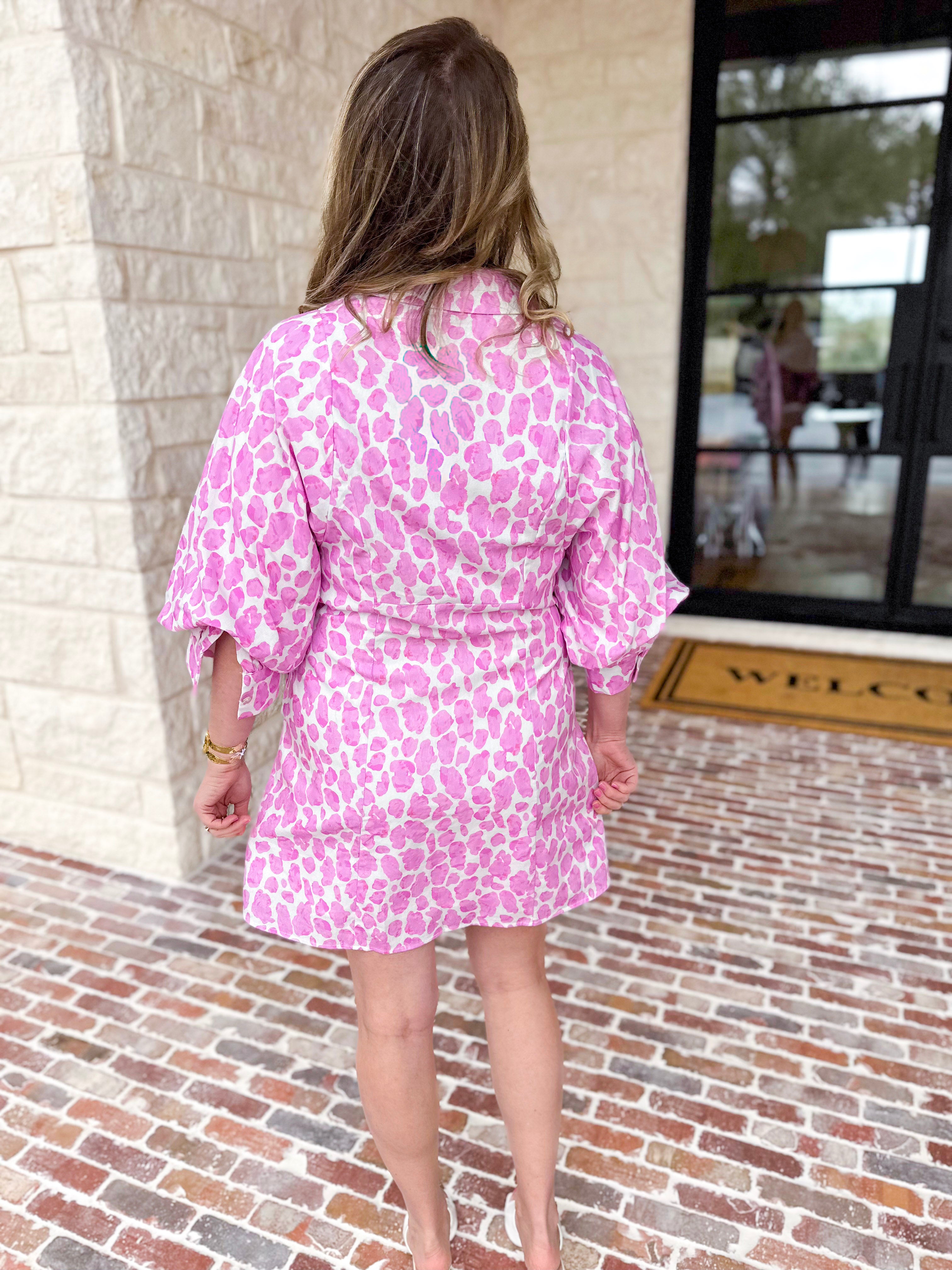 The Pink Poppy Mini Dress-510 Mini-ENTRO-July & June Women's Fashion Boutique Located in San Antonio, Texas
