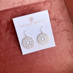 Natalie Wood - Gilded Mini Drop Earrings - Silver-110 Jewelry & Hair-Natalie Wood-July & June Women's Fashion Boutique Located in San Antonio, Texas