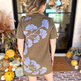 Bold Floral Knit Mini Dress-510 Mini-ENTRO-July & June Women's Fashion Boutique Located in San Antonio, Texas