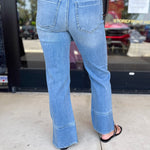 Liverpool - Kennedy Side Slit Straight Leg Jeans-420 Denim-LIVERPOOL JEANS COMPANY-July & June Women's Fashion Boutique Located in San Antonio, Texas