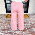 Blush Crochet Denim Pants-400 Pants-ENTRO-July & June Women's Fashion Boutique Located in San Antonio, Texas