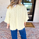 The Bailee Sweater Top - Kiwi-230 Sweaters/Cardis-RAE MODE-July & June Women's Fashion Boutique Located in San Antonio, Texas
