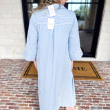 The Sunday Stroll Midi Dress - Blue-500 Midi-ENTRO-July & June Women's Fashion Boutique Located in San Antonio, Texas