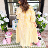 Spring Dreams Midi Dress - Yellow-500 Midi-ENTRO-July & June Women's Fashion Boutique Located in San Antonio, Texas