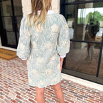 Sage Crochet Mini Dress-510 Mini-JODIFL-July & June Women's Fashion Boutique Located in San Antonio, Texas