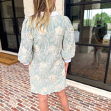 Sage Crochet Mini Dress-510 Mini-JODIFL-July & June Women's Fashion Boutique Located in San Antonio, Texas