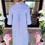 Spring Dreams Midi Dress - Blue-500 Midi-ENTRO-July & June Women's Fashion Boutique Located in San Antonio, Texas