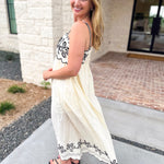 The Baja Breeze Midi Dress-500 Midi-SKIES ARE BLUE-July & June Women's Fashion Boutique Located in San Antonio, Texas