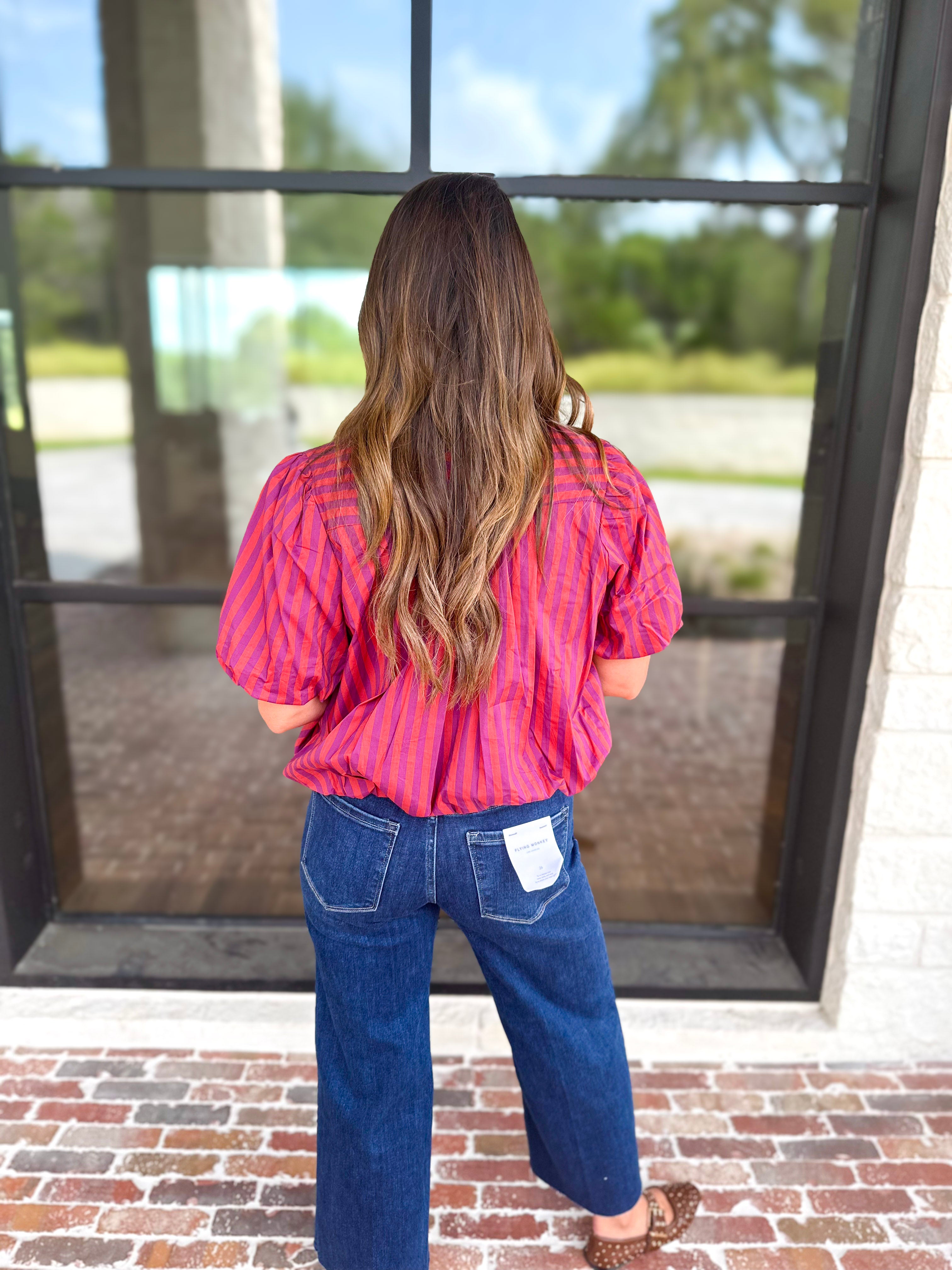 Coffee Date Blouse - Plum-200 Fashion Blouses-ENTRO-July & June Women's Fashion Boutique Located in San Antonio, Texas