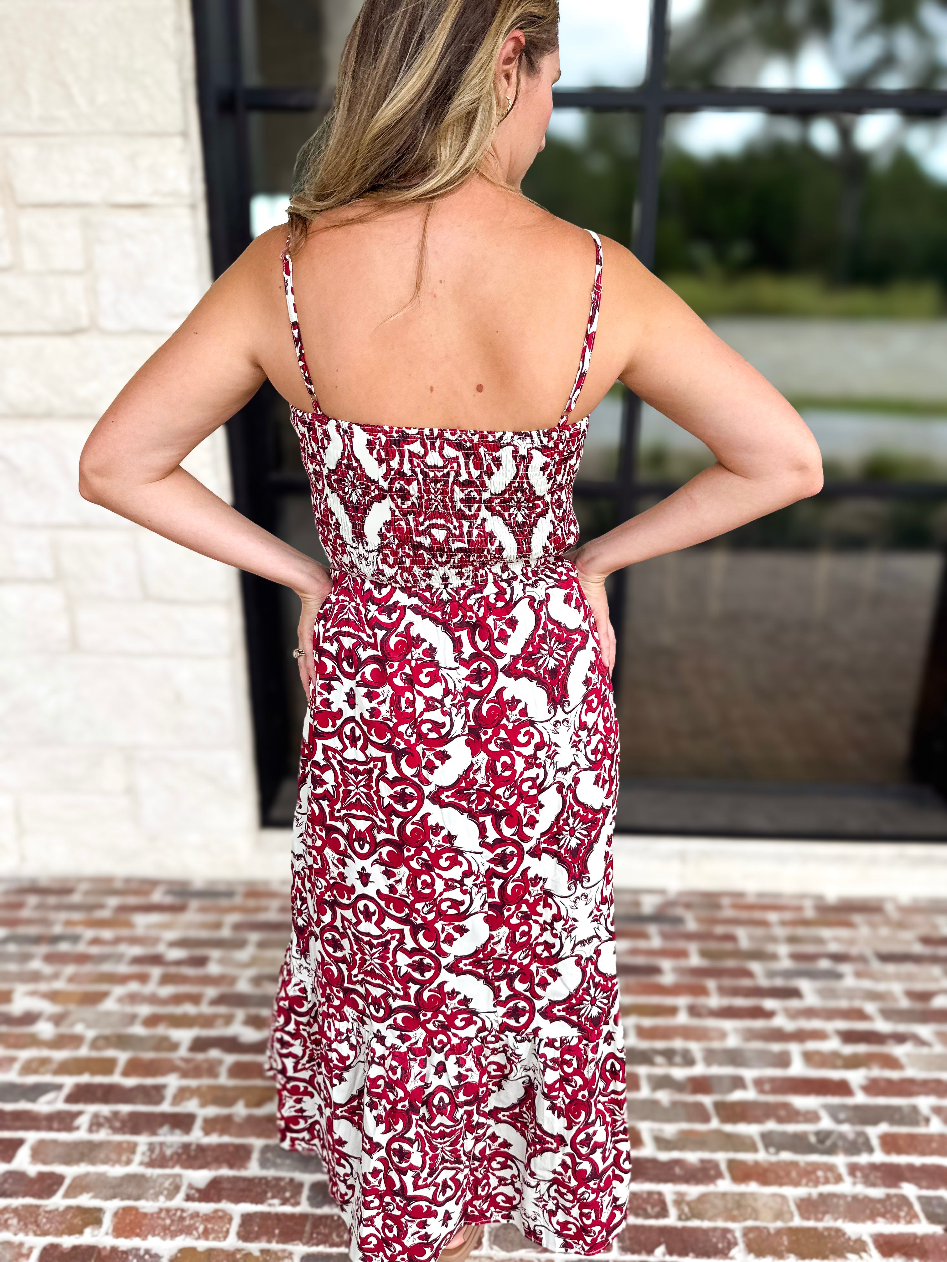 Cranberry Crush Midi Skirt Set-500 Midi-TCEC-July & June Women's Fashion Boutique Located in San Antonio, Texas