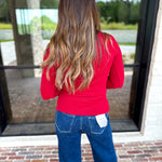 Liverpool - Everyday Favorite Scoop Neck Top - Berry-230 Sweaters/Cardis-LIVERPOOL JEANS COMPANY-July & June Women's Fashion Boutique Located in San Antonio, Texas