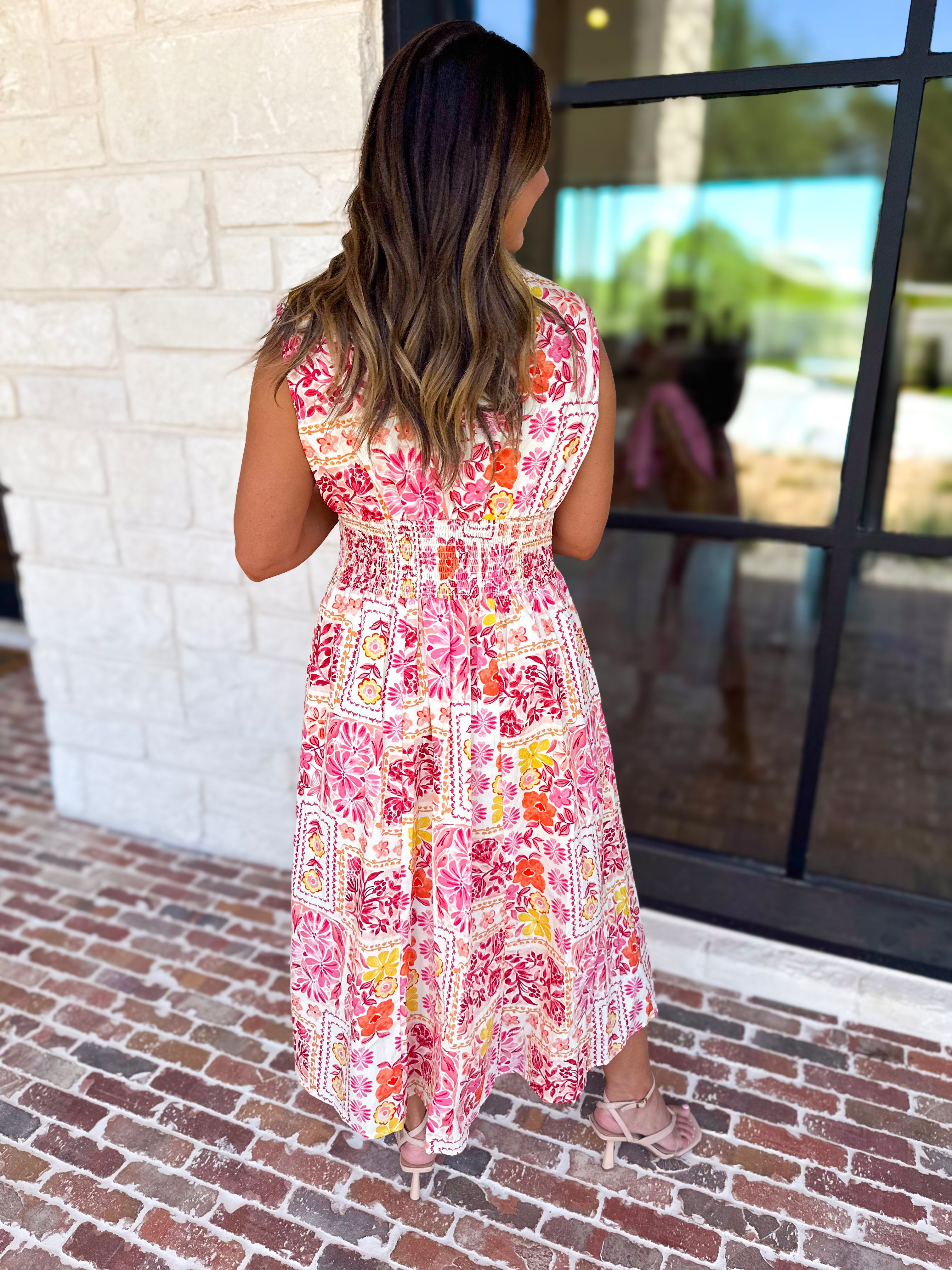 The Palm Beach Midi Dress-500 Midi-FATE-July & June Women's Fashion Boutique Located in San Antonio, Texas