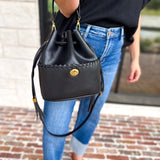 Janae Top Handle Bag - Black-130 Accessories-MELIE BIANCO-July & June Women's Fashion Boutique Located in San Antonio, Texas