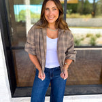 Liverpool - Kensington Bubble Hem Jacket-600 Outerwear-LIVERPOOL JEANS COMPANY-July & June Women's Fashion Boutique Located in San Antonio, Texas