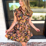 Freshly Picked Florals Mini Dress-510 Mini-ENTRO-July & June Women's Fashion Boutique Located in San Antonio, Texas