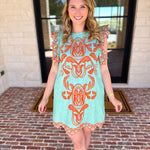 THML - The Jessica Embroidered Mini Dress-510 Mini-THML-July & June Women's Fashion Boutique Located in San Antonio, Texas