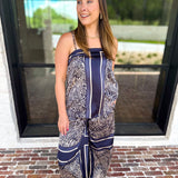 The Naples Satin Set - Navy-500 Midi-ENTRO-July & June Women's Fashion Boutique Located in San Antonio, Texas